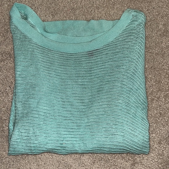 Womens aqua shirt - Picture 4 of 5